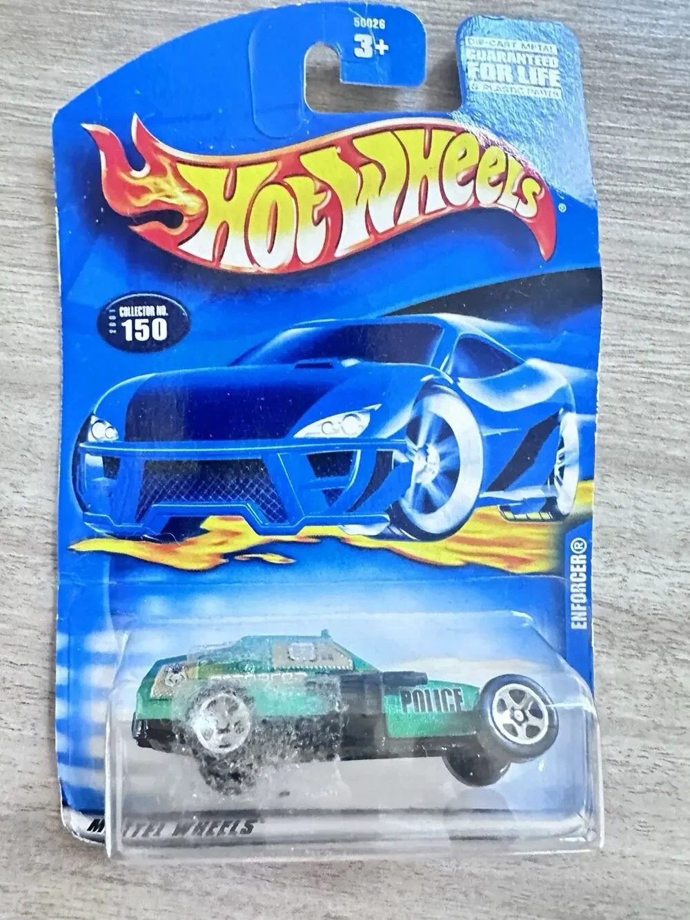 Hot Wheels Enforcer 2001 Collector No. 150 Green New Hotwheels H34